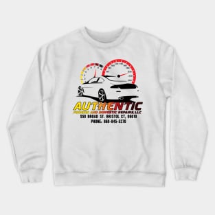 Authentic Auto Color Logo Back Crewneck Sweatshirt